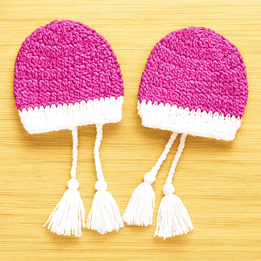 Crochet Red Baby Gloves